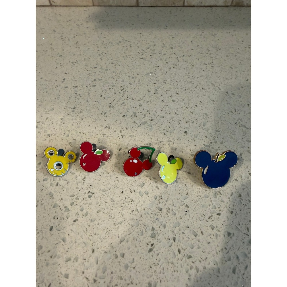 Disney Mickey Mouse Icon Pin Set 5 Trading Pins Walt Disney World